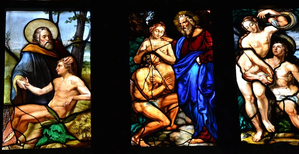 Giovanni Battista Bertini (1799 - 1849) e Giuseppe Bertini (1825, 1898), vetrata (1833, 62) dell'abside del Duomo di Milano